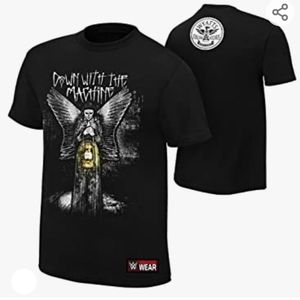 WWE The Wyatt Family Bray Wyatt Down with The Machine Authentic T-Shirt Rare Med